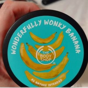 The Body Shop Banana body lotion.